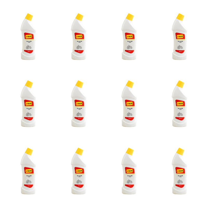 TOPSELLER Żel do WC 750ml lemon X12