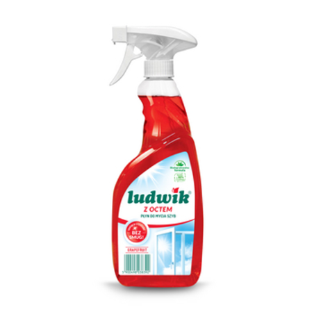 Ludwik płyn do szyb i glazury 600 ml - z octem grapefruit