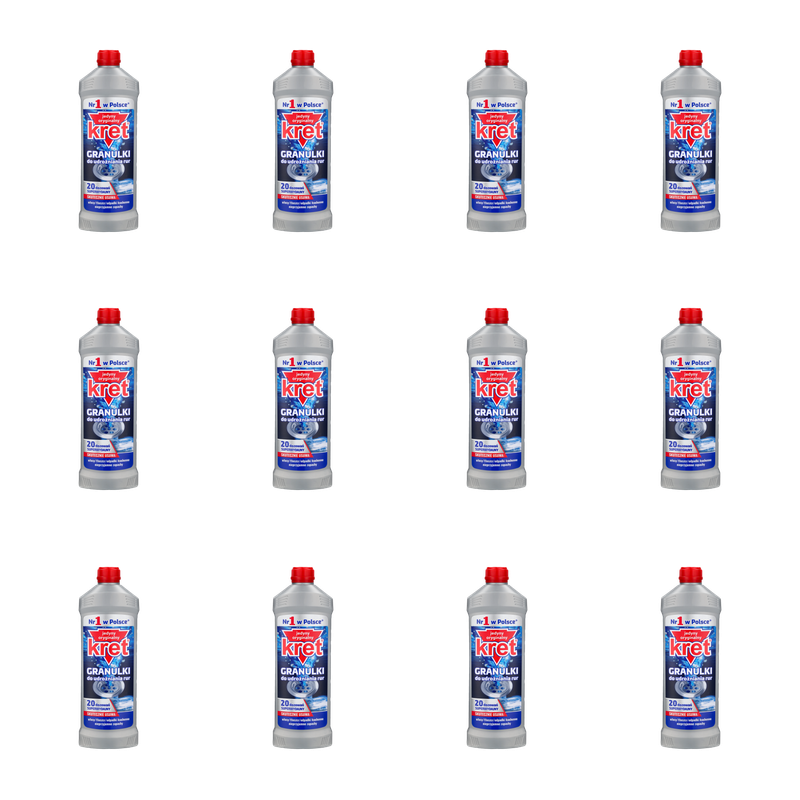 Kret Granulki do udrożniania rur 800g X12