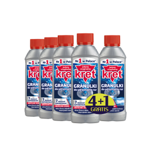 Kret Granulki do udrożniania rur 280g 4+1