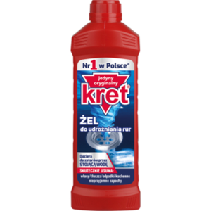 Żel do udrożniania rur 500g, KRET