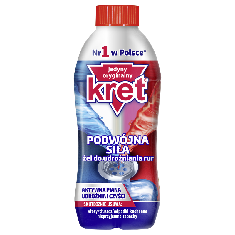 Żel dwukomorowy do udrożniania 700g, KRET