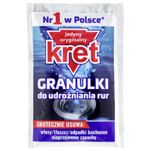 Kret Granulki do udrożniania rur 40g saszetka