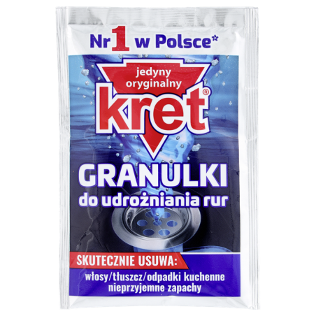 Kret Granulki do udrożniania rur 40g saszetka