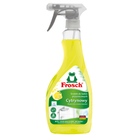 FROSCH Cytrynowy środek do czyszczenia kabin prysznicowych 500 ml