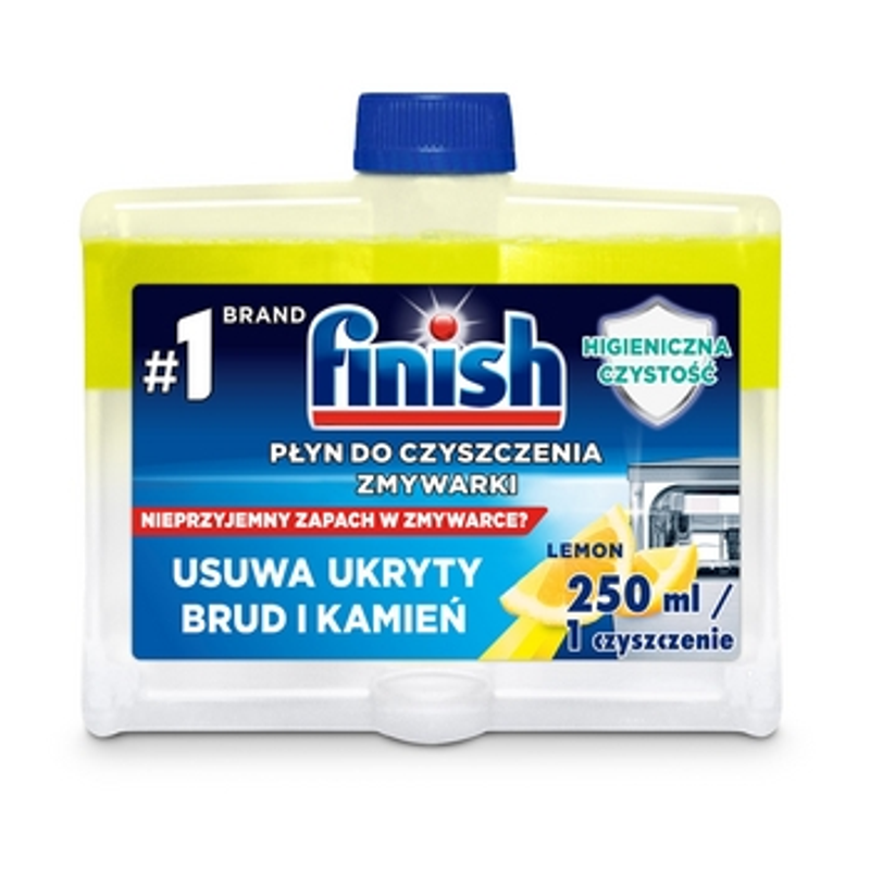 Finish płyn do czyszczenia zmywarek - cytrynowy 250 ml