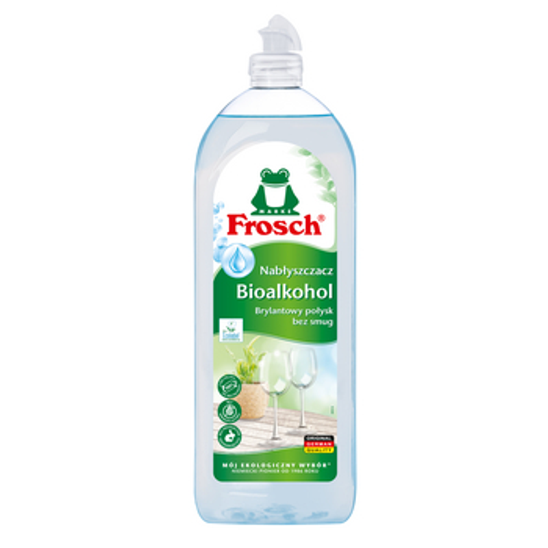 FROSCH Nabłyszczacz do zmywarek na bazie bioalkoholu 750 ml