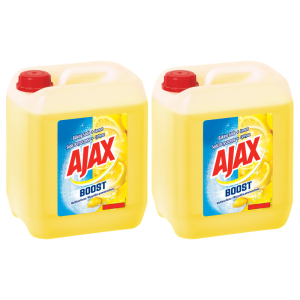 Ajax BOOST Soda oczyszczona i Cytryna Płyn uniwersalny 5 L X2