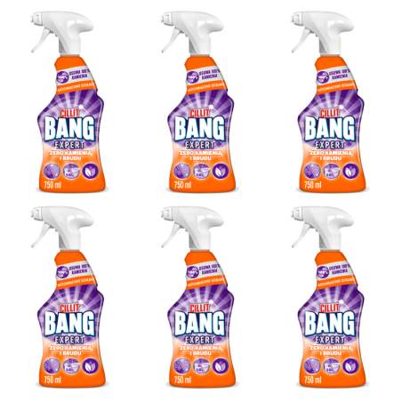 Cillit Bang Power Cleaner Zero kamienia Spray 750 ml X6