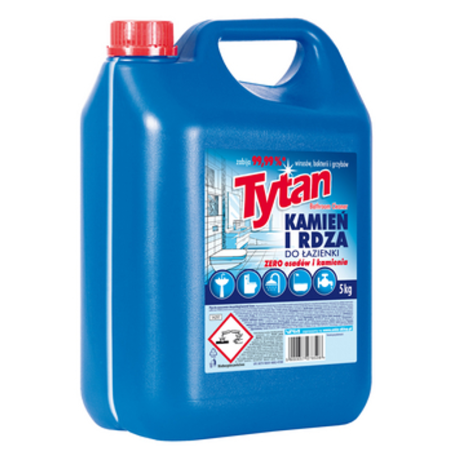 Płyn do mycia łazienek Tytan kamień i rdza 5kg