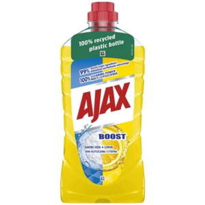 Ajax BOOST Soda oczyszczona i Cytryna Płyn uniwersalny 1 L