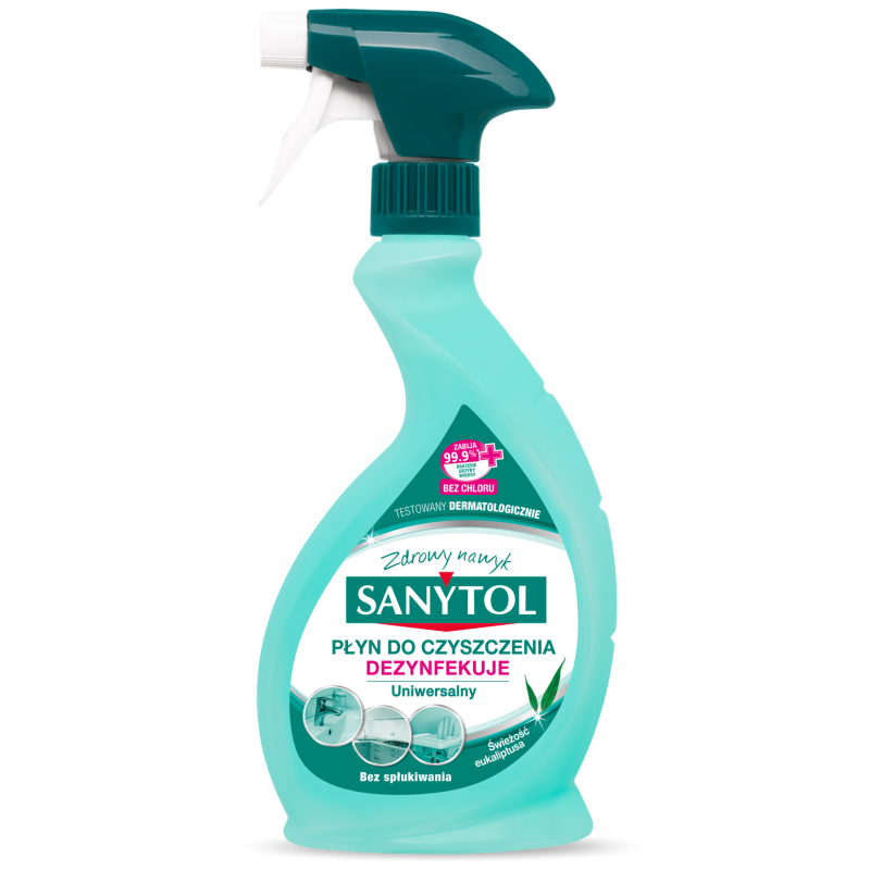 Sanytol spray uniwersalny do czyszczenia i dezynfekcji o zapachu eukaliptusa 500 ml