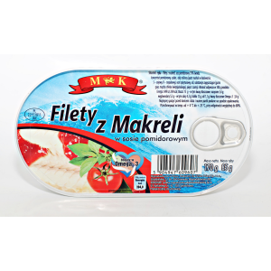 MK Filety z makreli w sosie pomidorowym 170 g