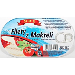 MK Filety z makreli w sosie pomidorowym 170 g
