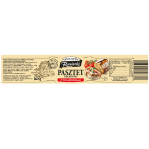 Spichlerz Rusiecki Pasztet drobiowy z pomidorami 160g