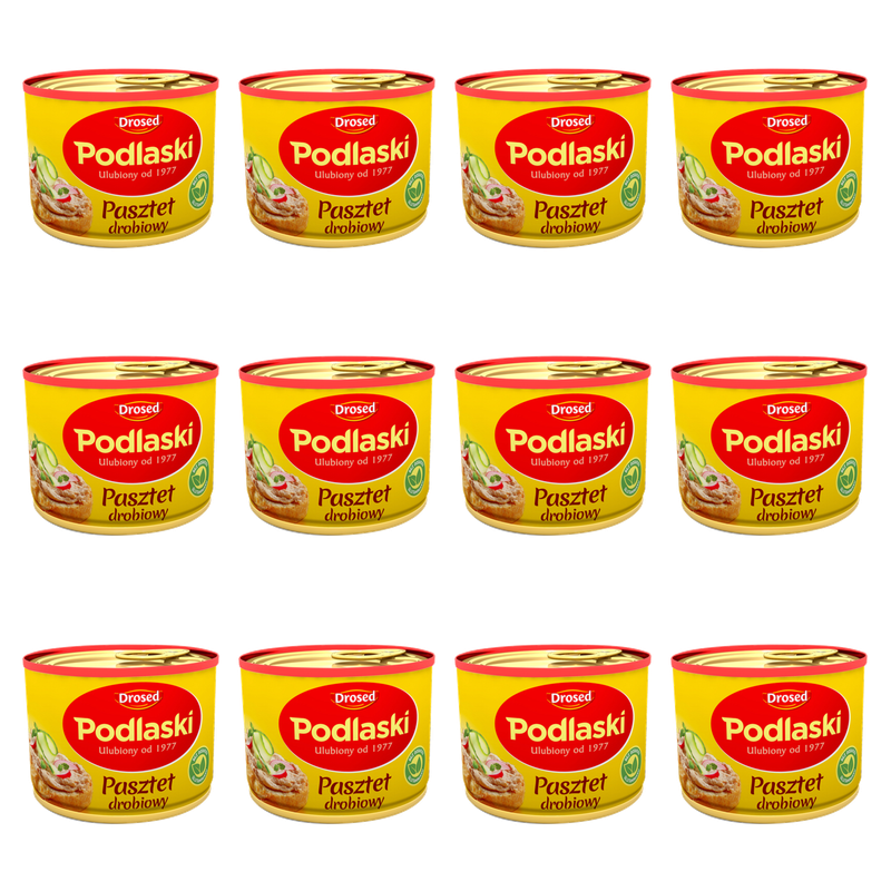 Pasztet drobiowy podlaski 195g. X12