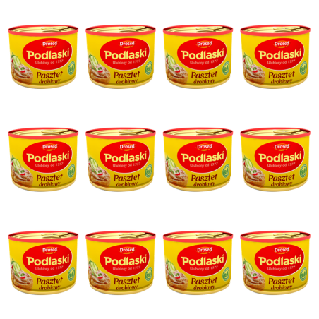 Pasztet drobiowy podlaski 195g. X12