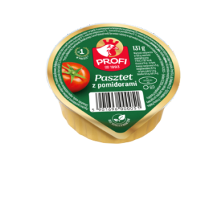 Profi Pasztet z Pomidorami Drobiowy Wieprzowy Pomidorowy do Smarowania 131g X15