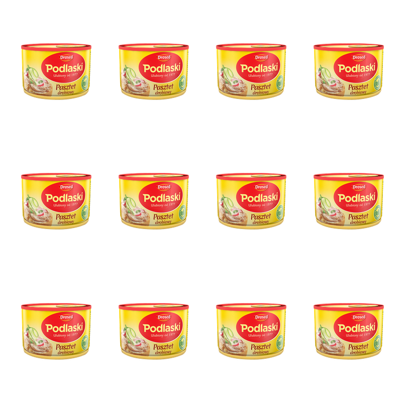 Pasztet PODLASKI drobiowy 155g X12