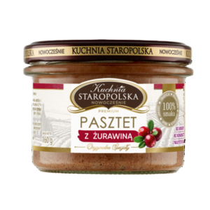 Kuchnia Staropolska Pasztet z żurawiną 160g