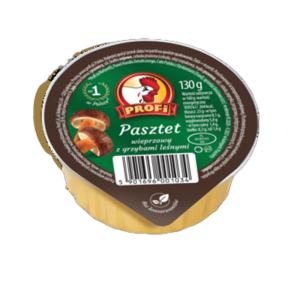 Profi Pasztet wieprzowy z grzybami leśnymi 130 g