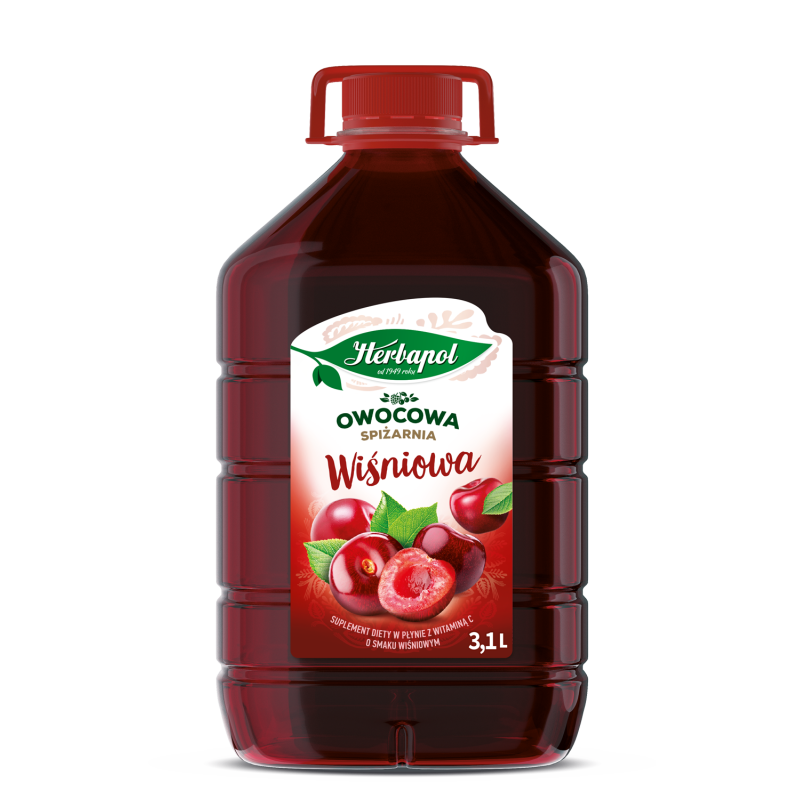 OWOCOWA SPIŻARNIA Wiśniowa - Herbapol 3,1 l.