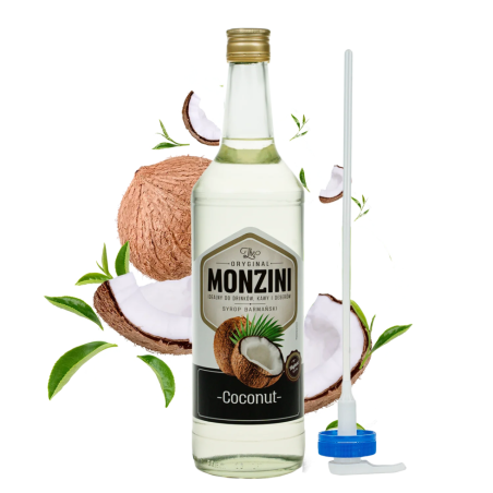 Syrop Monzini kokos 1L z pompką