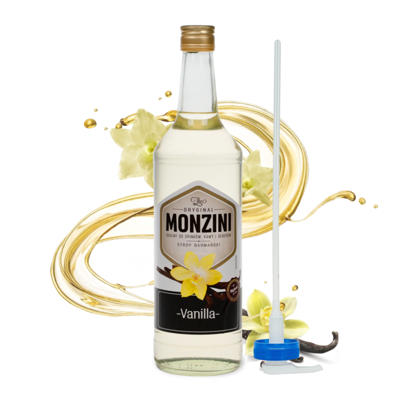 Syrop Monzini wanilia 1L z pompką