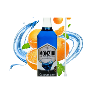 Syrop Monzini blue curacao 1L z pompką