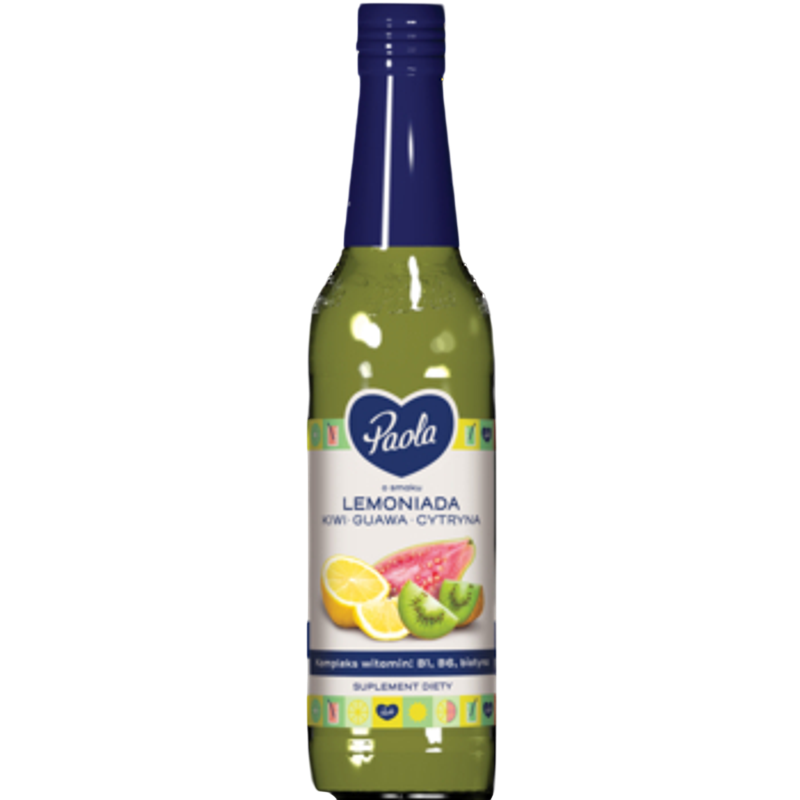 Paola Syrop o smaku lemoniady kiwi, guana i cytryna 430 ml