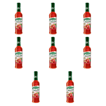 Herbapol syrop owocowy suplement diety truskawka z witaminami .C, D, B6 i cynkiem 420 ml X8