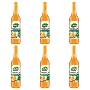 Łowicz Suplement diety syrop o smaku pomarańczowym 400 ml X6