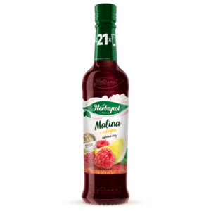 Herbapol Syrop Owocowy Koncentrat o Smaku Malina z Cytryną z Witaminami 420ml