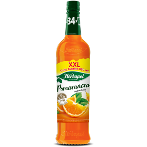 Herbapol Syrop owocowy o smaku pomarańczowym z witaminą C, D, B6 i Cynk, 680ml