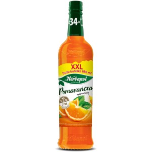 Herbapol Syrop owocowy o smaku pomarańczowym z witaminą C, D, B6 i Cynk, 680ml