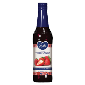 Paola Truskawka Syrop o smaku truskawkowym 430 ml