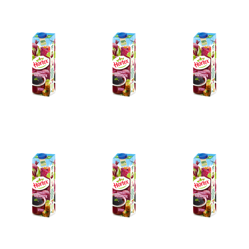 Hortex Czerwony Barszczyk sok karton 1L X6