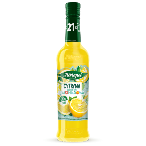 Herbapol Syrop Owocowy Suplement Diety Cytryna Lemoniadowa z witaminami C,D, B6 i cynkiem 420 ml