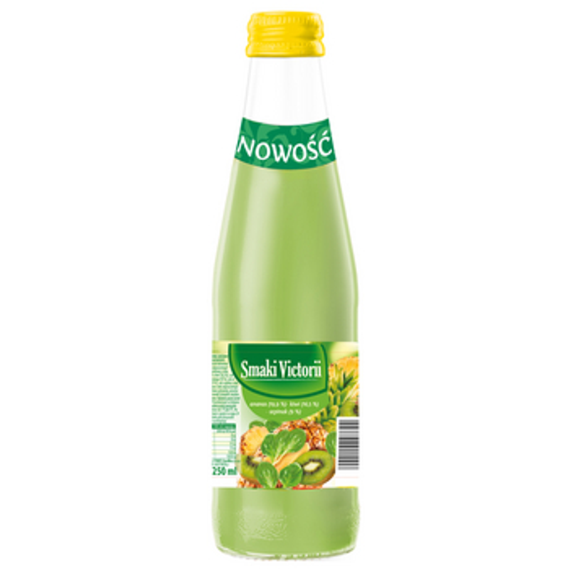 Ananas - kiwi - szpinak 250 ml Smaki Victorii