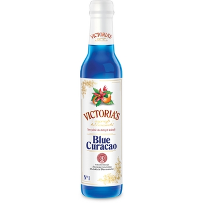 Syrop barmański blue curacao Victoria's 490ML