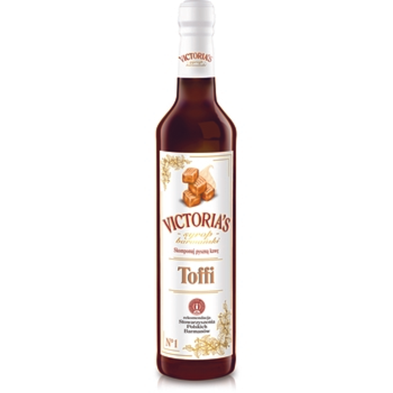 Syrop barmański toffi Victoria's 490ML