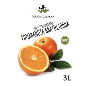 Sok NFC pomarańczowy 100% Dolina Czerska 3L