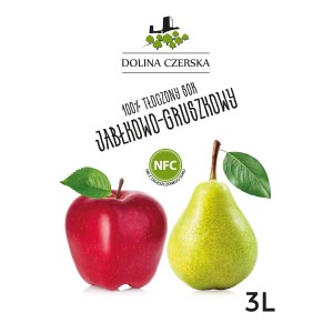 Sok NFC jabłkowo-gruszkowy 100% Dolina Czerska 3L
