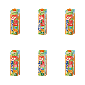 Hortex Vitaminka Jabłko, marchew, truskawka sok karton 1L X6