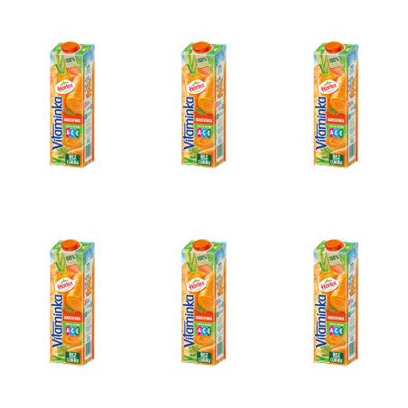 Hortex Vitaminka Marchewka Sok karton 1 l X6
