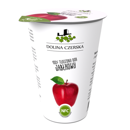 Sok NFC jabłkowy 100% Dolina Czerska Kubeczek 200ml