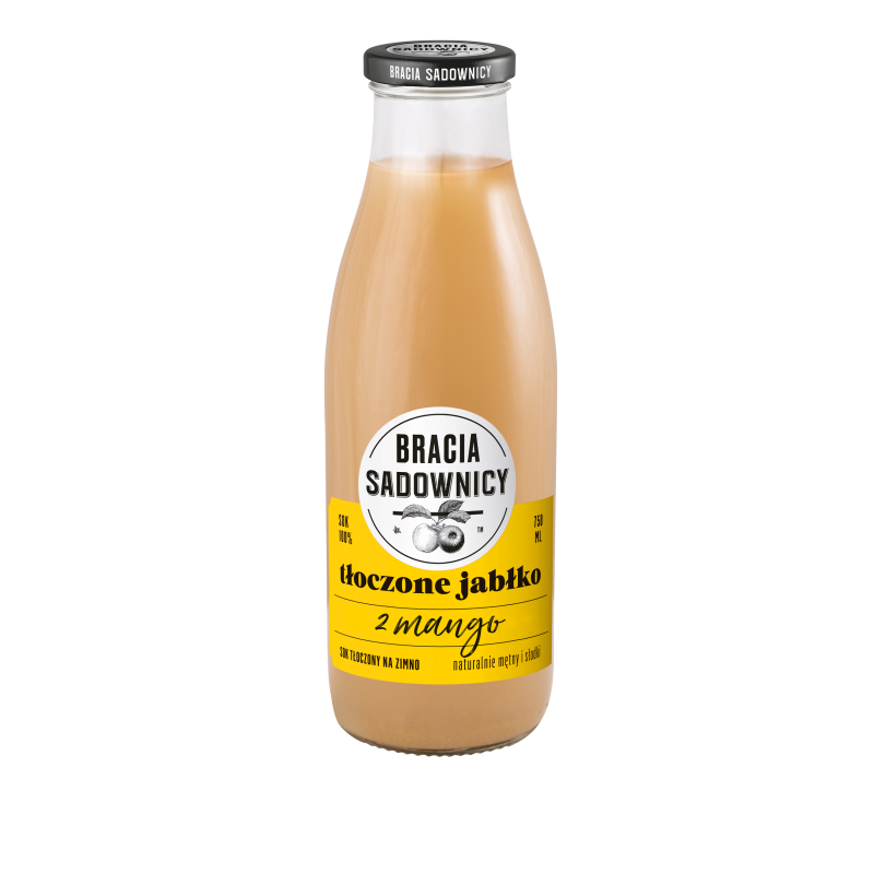Bracia Sadownicy sok tłoczony 750 ml jabłko z mango