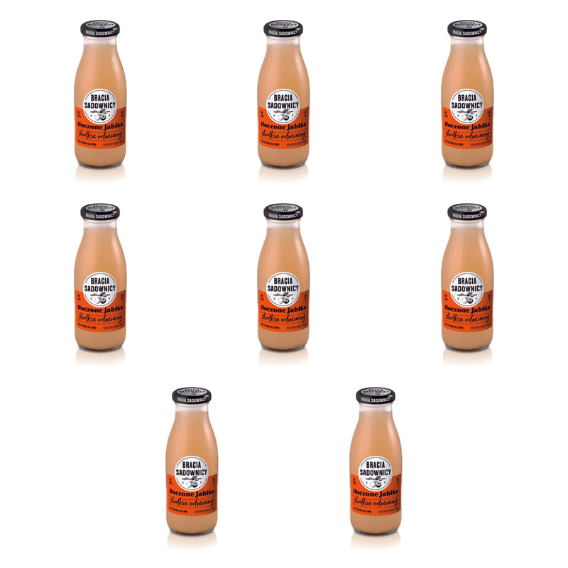 Bracia Sadownicy sok tłoczony 250 ml jabłko X8