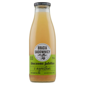 Bracia Sadownicy sok tłoczony 750 ml jabłko-agrest X6
