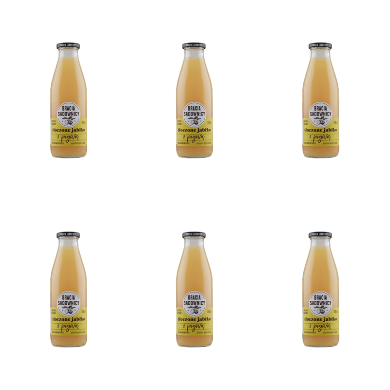 Bracia Sadownicy sok tłoczony 750 ml jabłko + pigwa X6